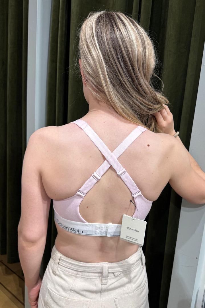 Icon Cotton Modal Bralette Lift Cradle Pink
