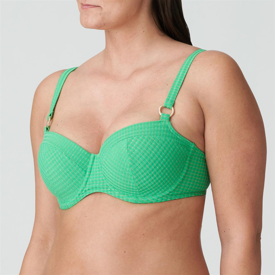 Maringa Paddet Balkonette Bikinioverdel Lush Green