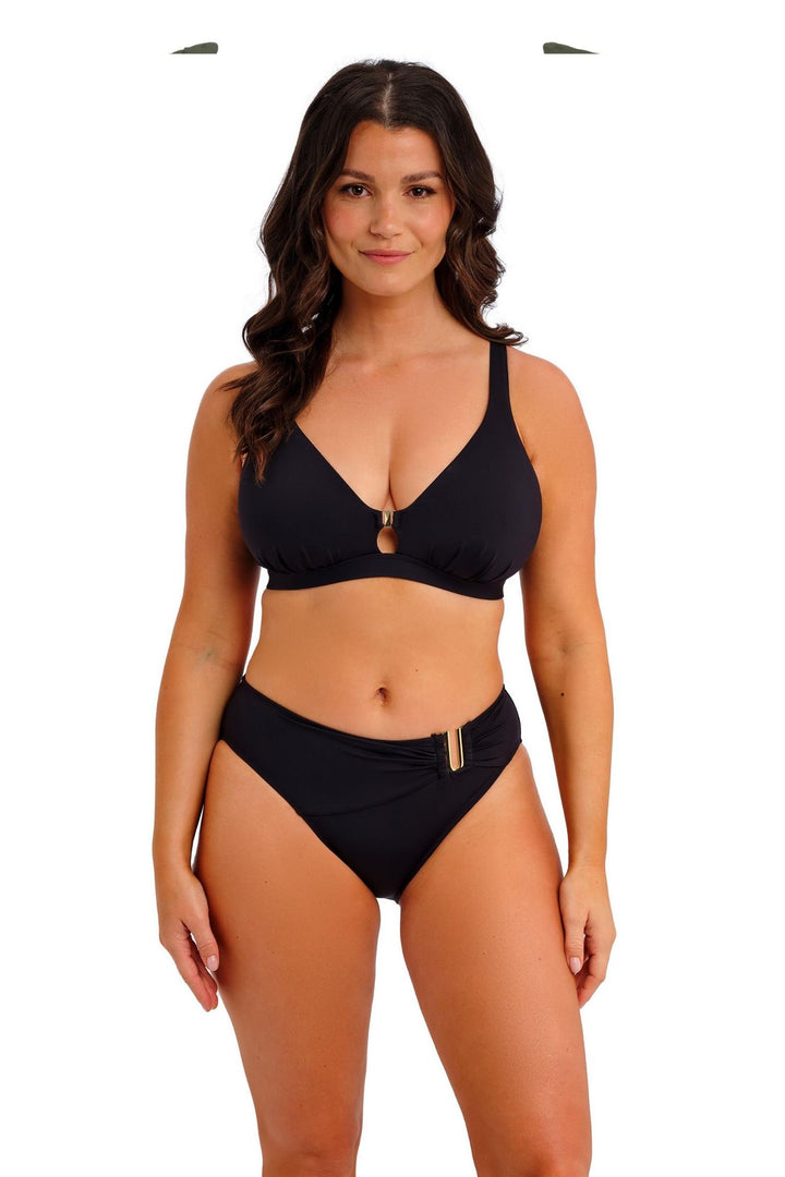 Merissa Mid Rise Bikinitruse Svart