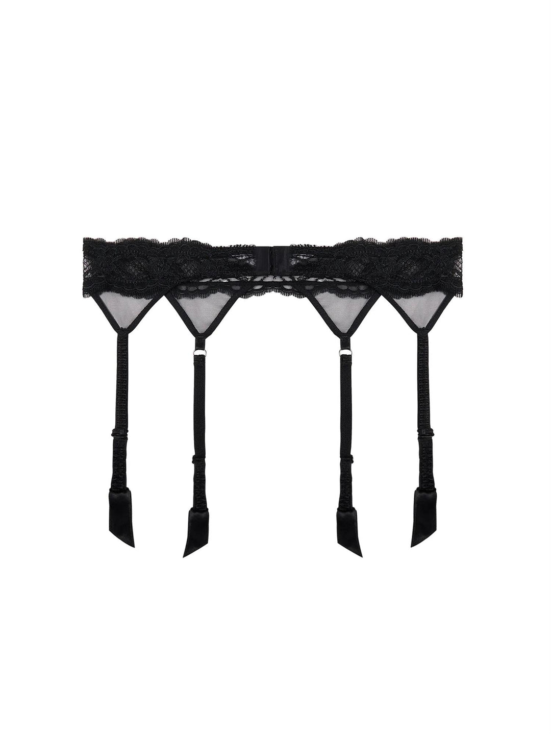 Lise Charmel Sublime en Dentelle hofteholder i sort – blonde og broderte detaljer