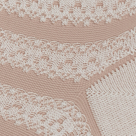 Border Lace Sokker Off-White