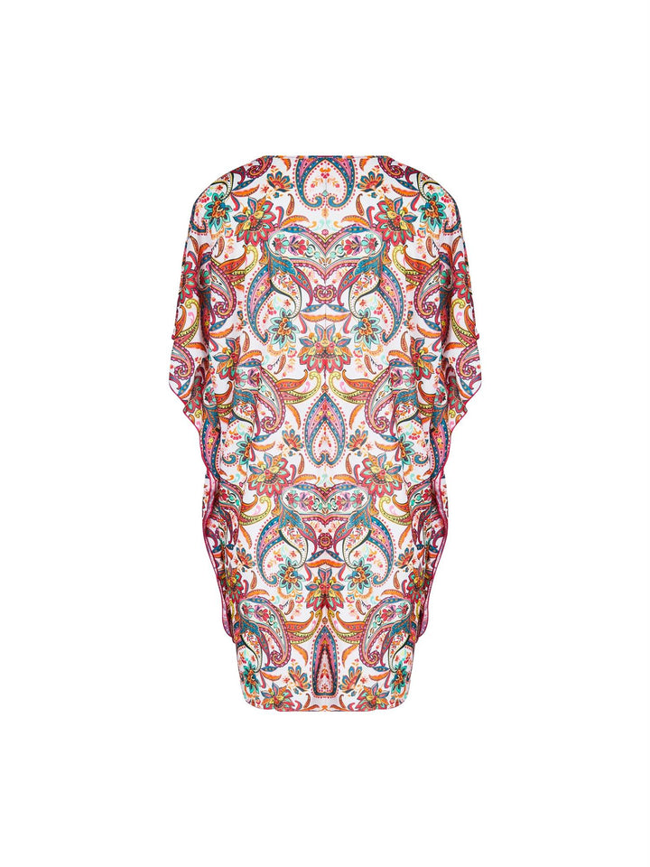 La Bayadere Poncho Blanc Flashy
