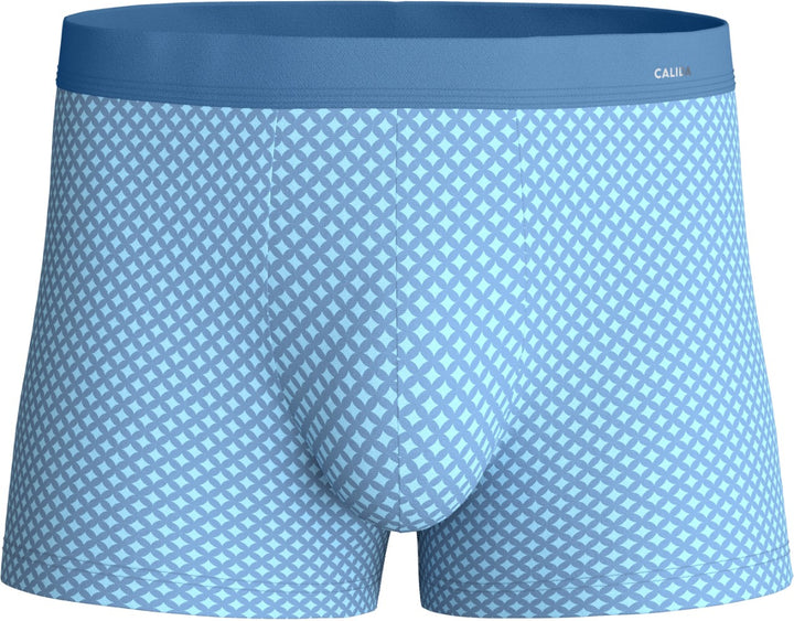 Cotton Code Design Boxer Atlantic Blue