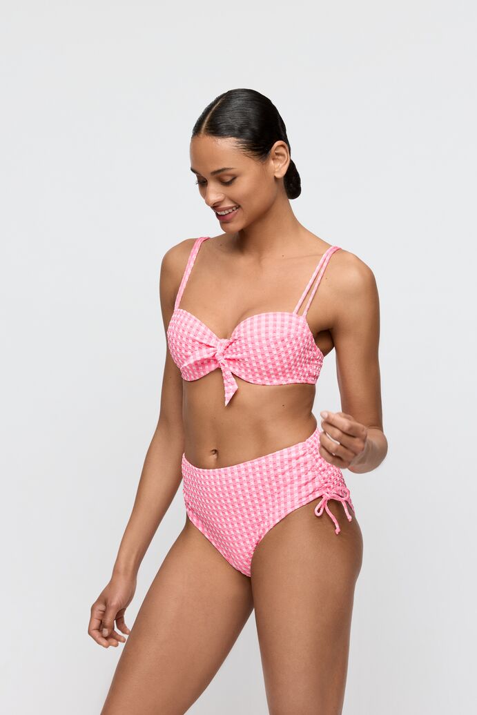 Mary Lynn Balkonette Bikinioverdel Rose Gingham