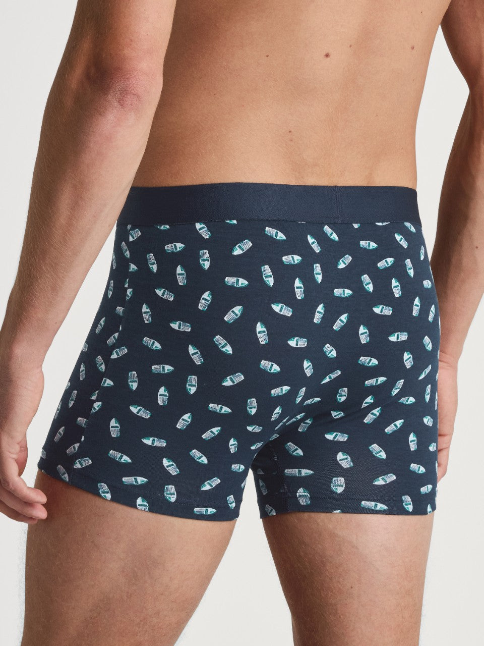 Cotton Code Design Boxer Pond Green