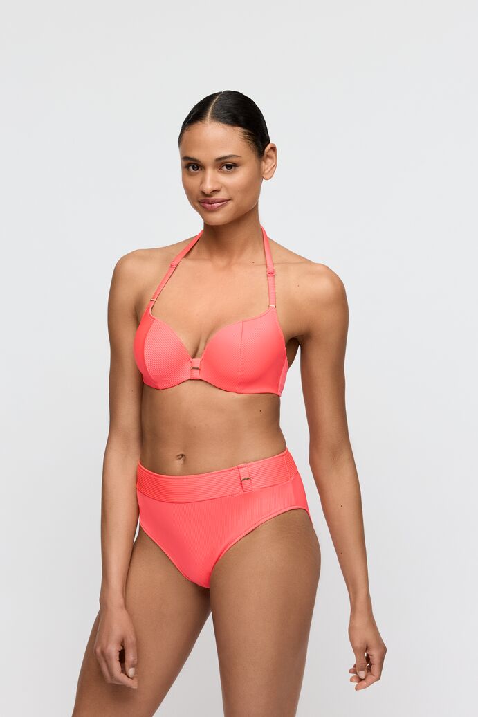 Cassie Heart Shape Bikinioverdel Neon Fiesta