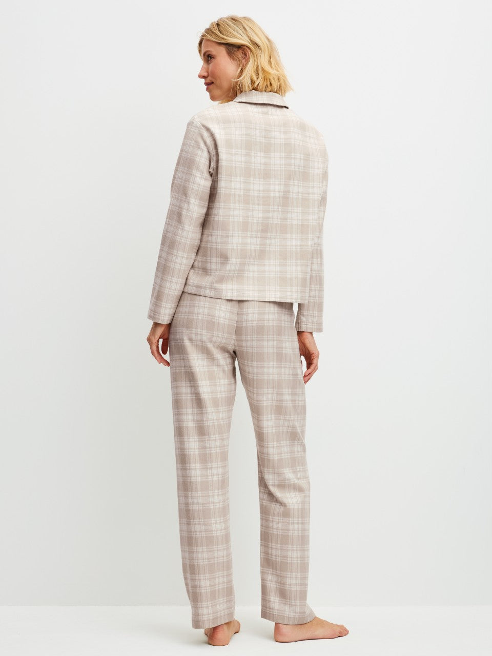 Calida Plaid Dreams flanellpysjamas i Chateau