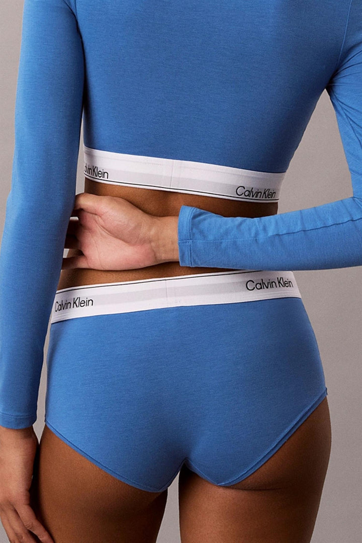 Calvin Klein Icon Modal boyshort i Poseidon Blue