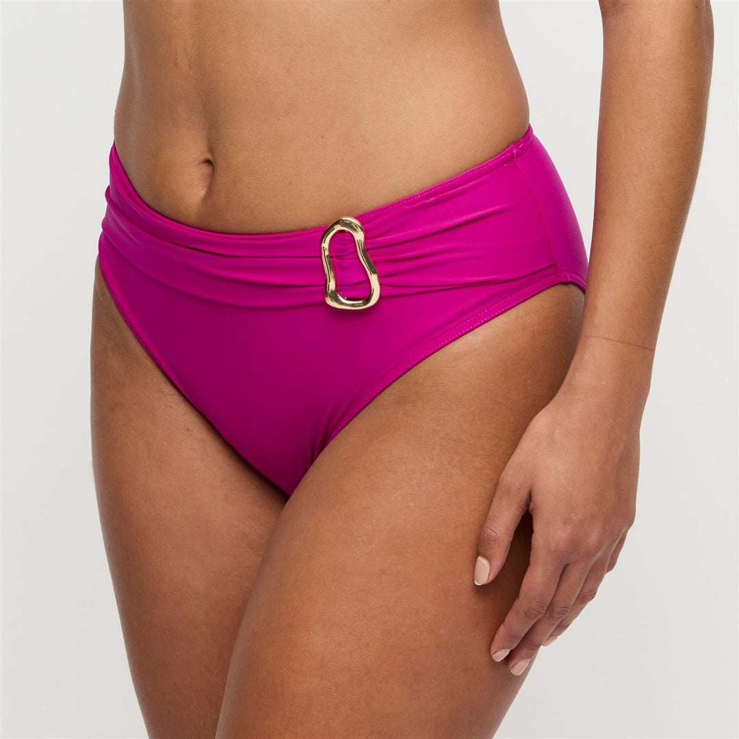 Uvita Full Brief Bikinitruse Deep Magenta