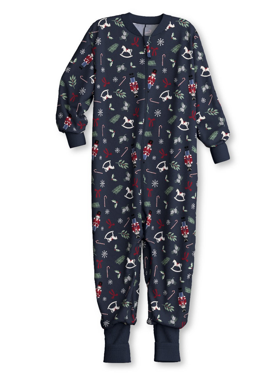 Calida Family & Friends heldrakt til barn i økologisk heavy interlock-bomull med glidelås