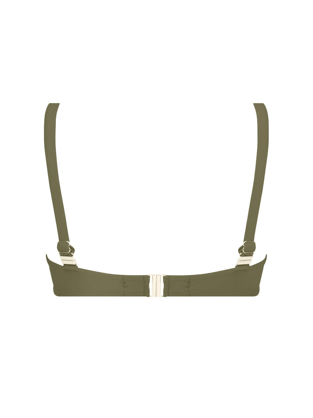 La Chiquissima Triangel Bikinioverdel Kaki Chic