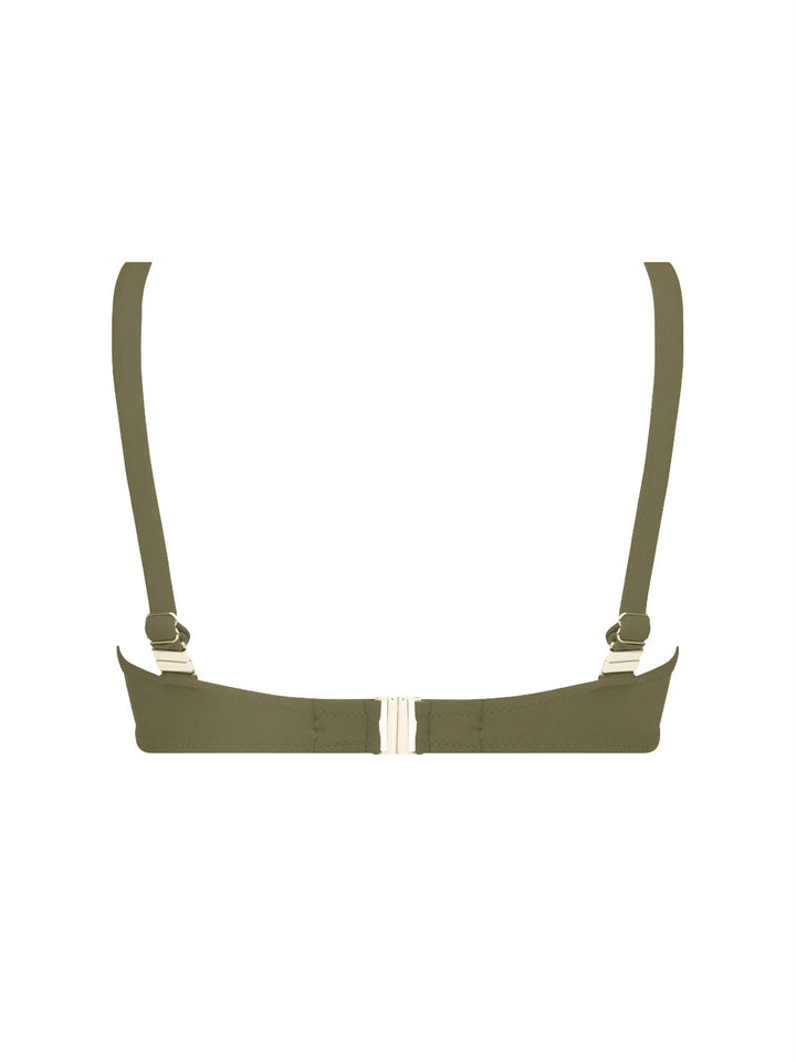 La Chiquissima Triangel Bikinioverdel Kaki Chic
