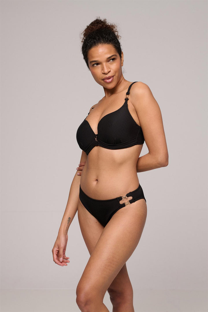 Emly Heart Shape Bikinioverdel Svart