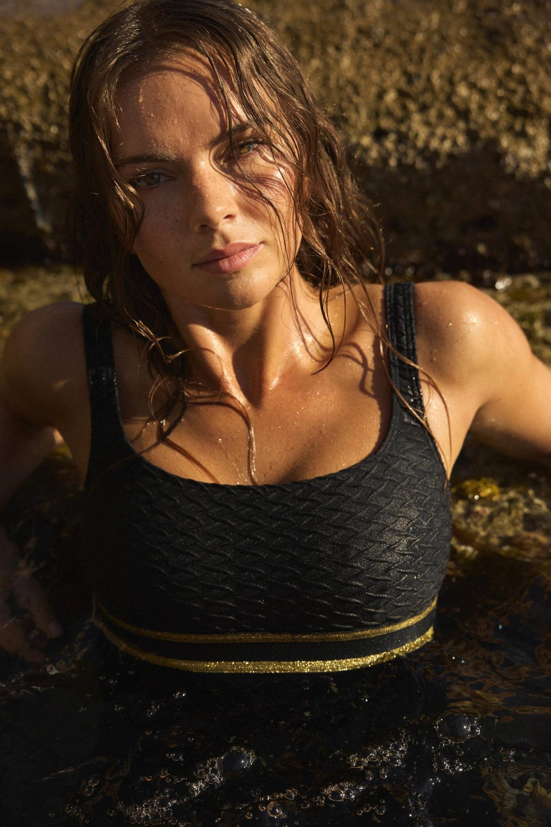 Paula Beachwear Mimizan Solid badedrakt svart.