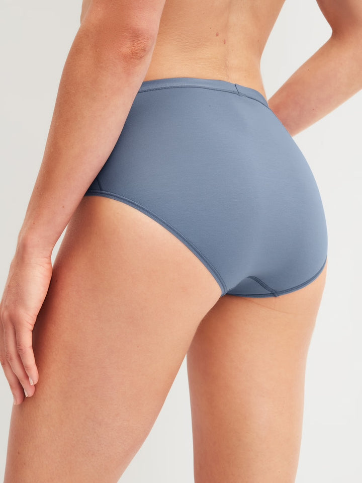 Natural Comfort High Waist Brief Aura Blue
