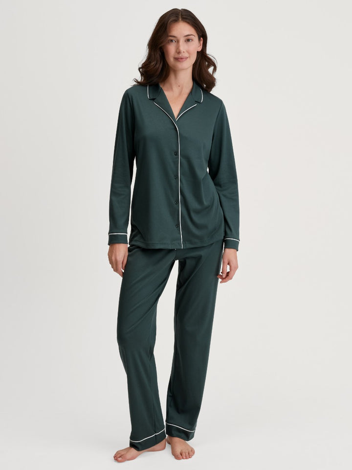 Night Lovers Pysjamas Deep Emerald Green