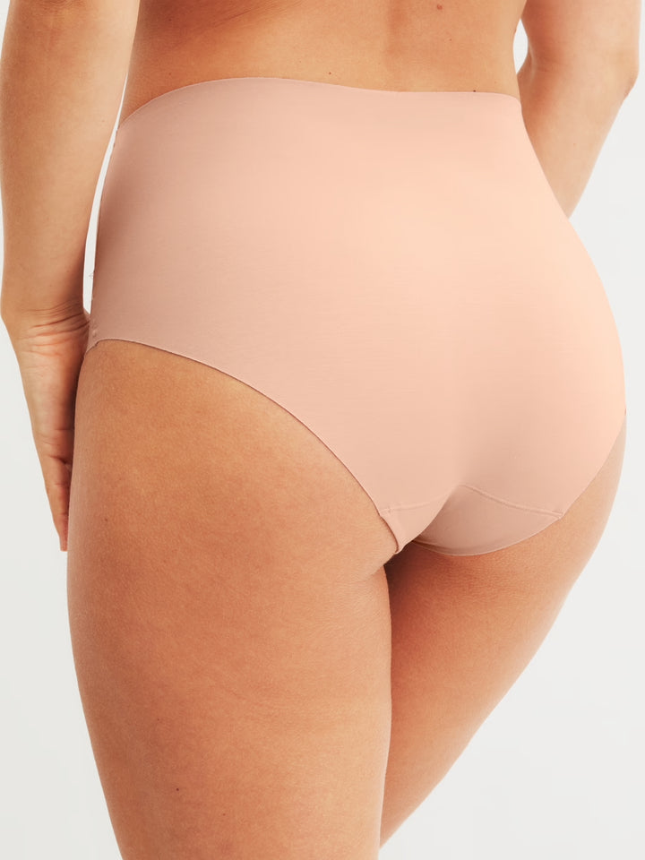 Natural Skin Sømløs Full Brief Rose Teint