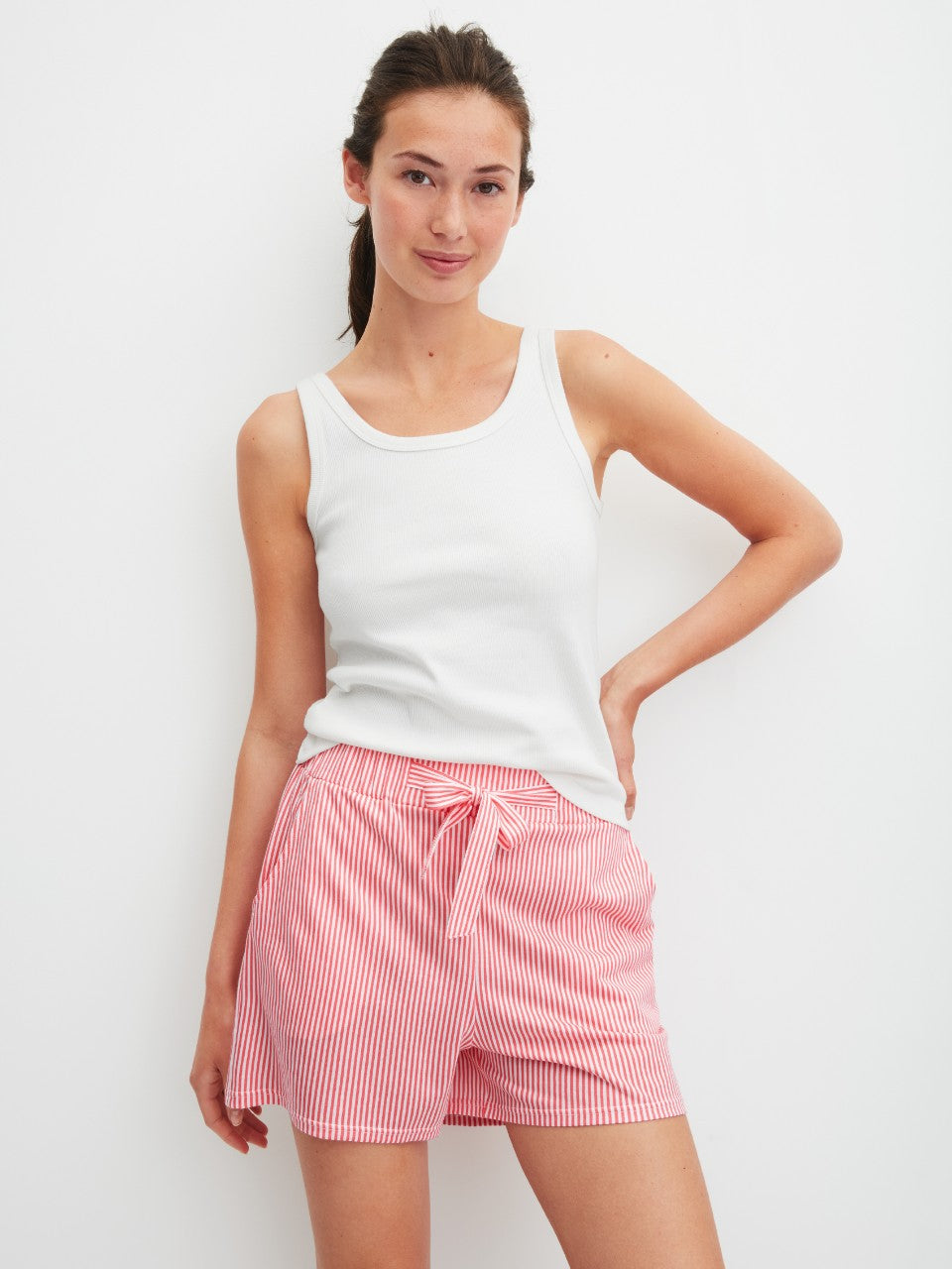 Favourites Beach Tank Top Star White