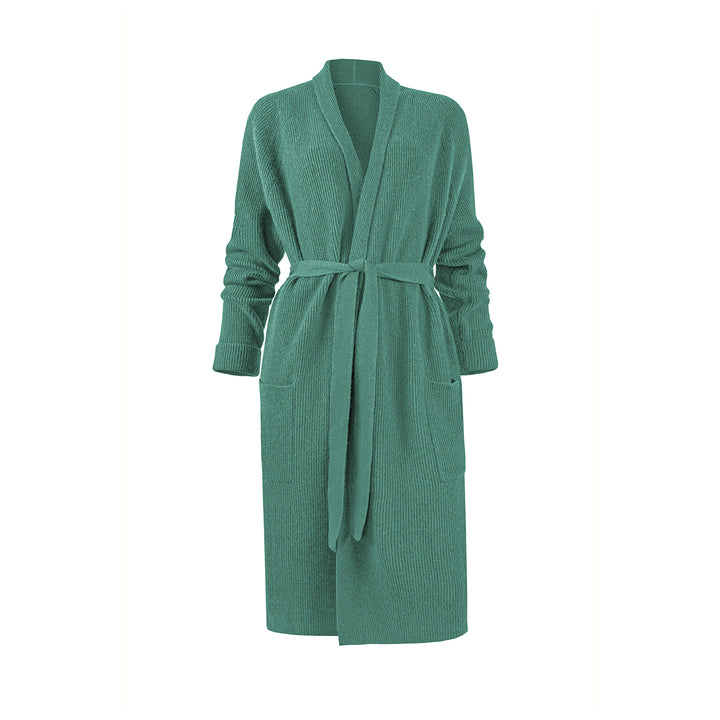 Cardigan Kasjmir Ull Grønn