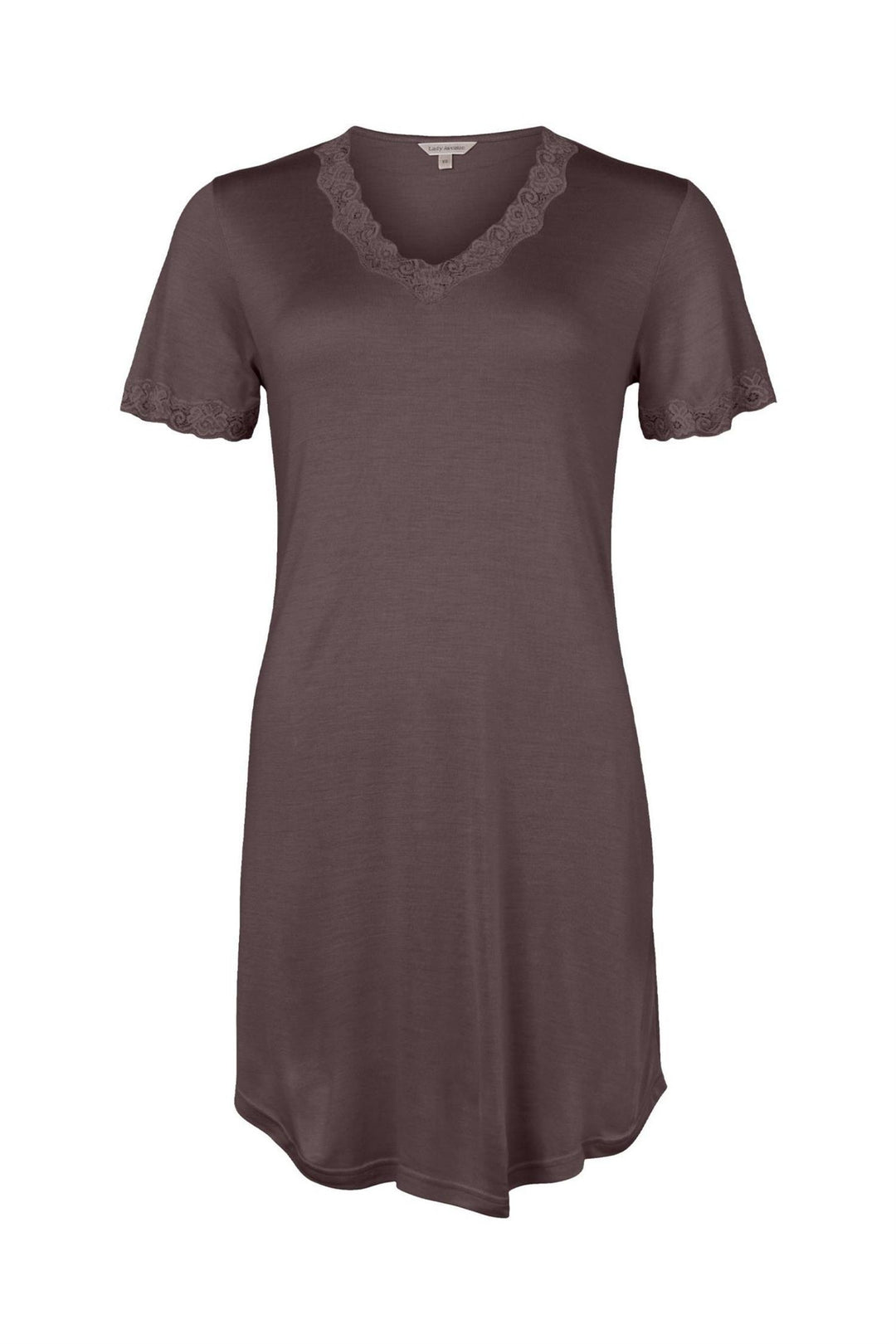 Strikket Silke - Nattkjole Velvet Mocha