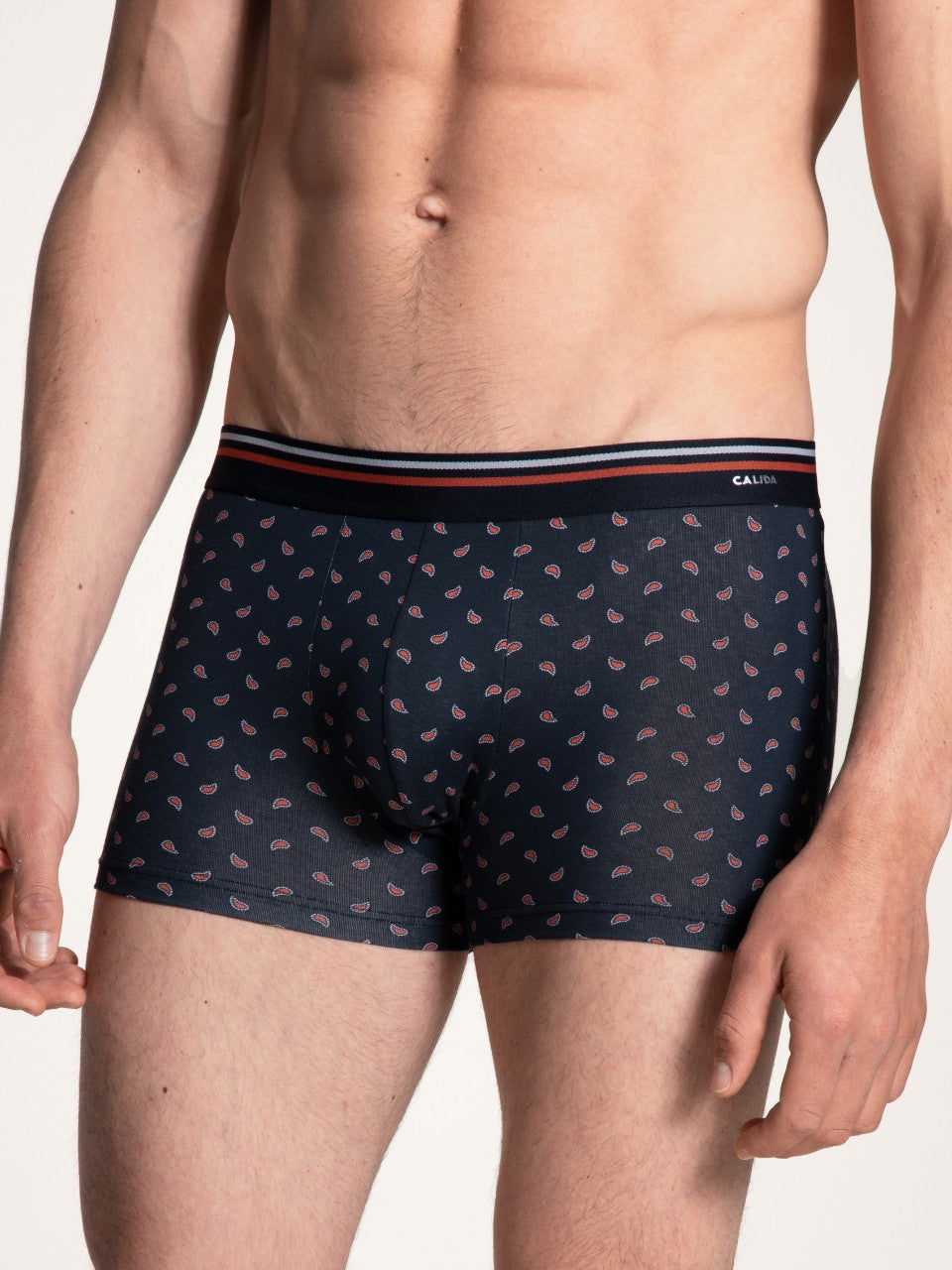 Cotton Code Design Boxer Dark Sapphire