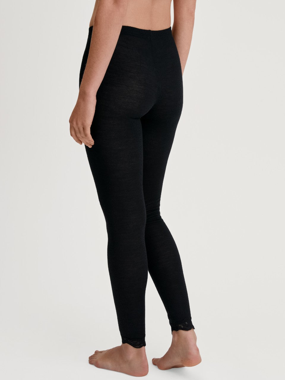 Richesse Lace Ull/silke Longs Svart