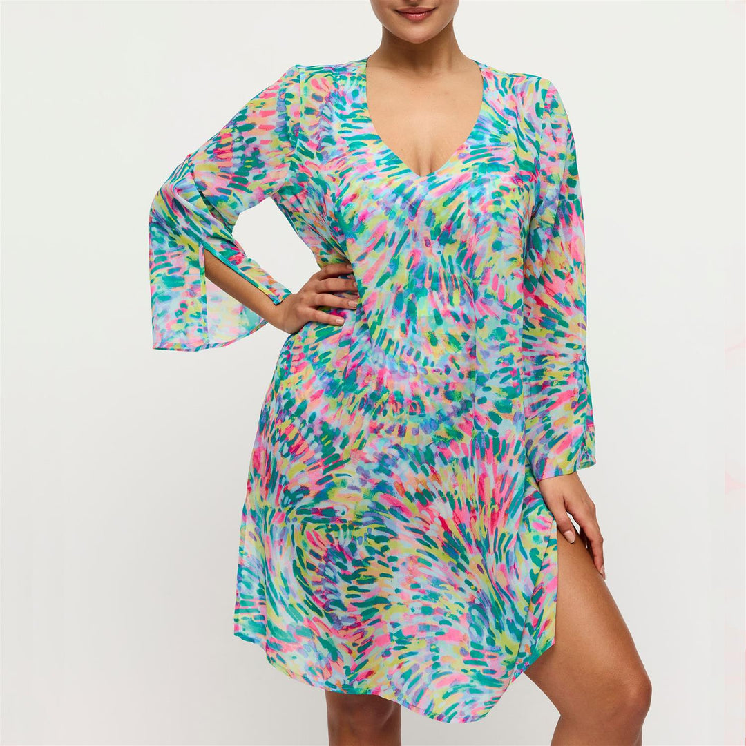 PrimaDonna Swim Douala kaftan i fargen Impressionist Summer.