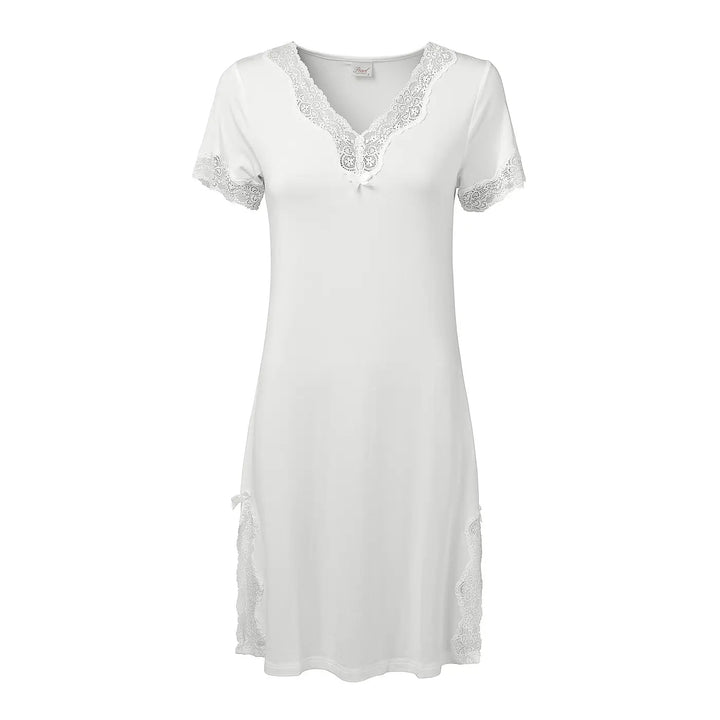 Nattkjole med korte ermer Off-White