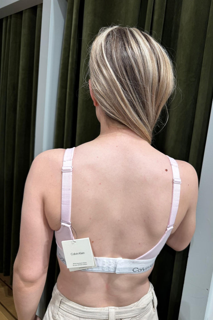 Icon Cotton Modal Bralette Lift Cradle Pink