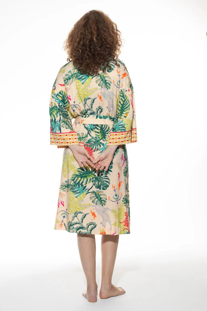 Mystic Jungle Kimono Rose Pearl