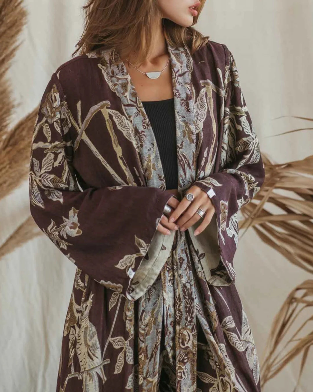 Maxi Kaftan Burnt Umber