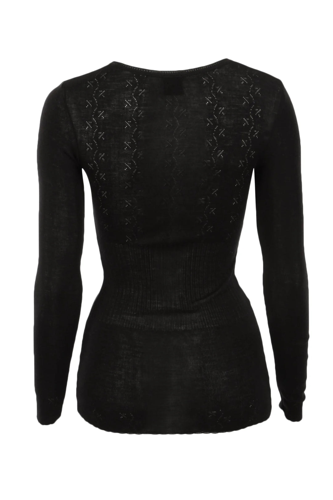 Vintage Lace - Undershirt - Merinosilk Svart