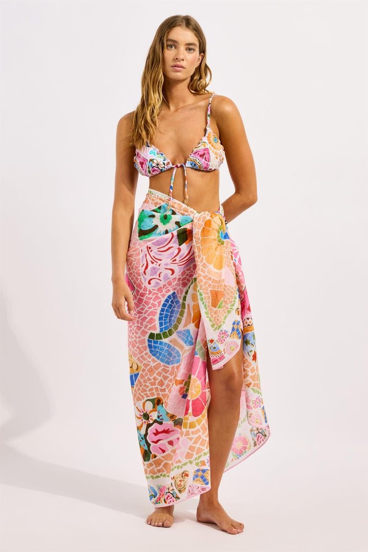 Beach Bohème Sarong Parfait Pink