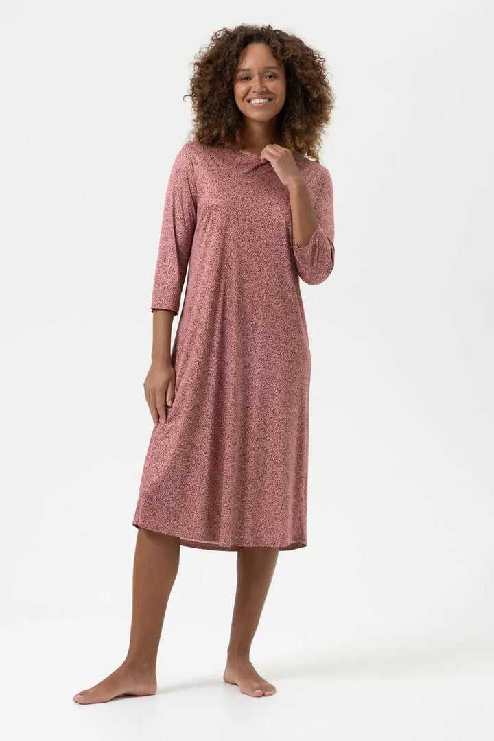 Little Vines Nattkjole 3/4 ermer Vintage Mauve
