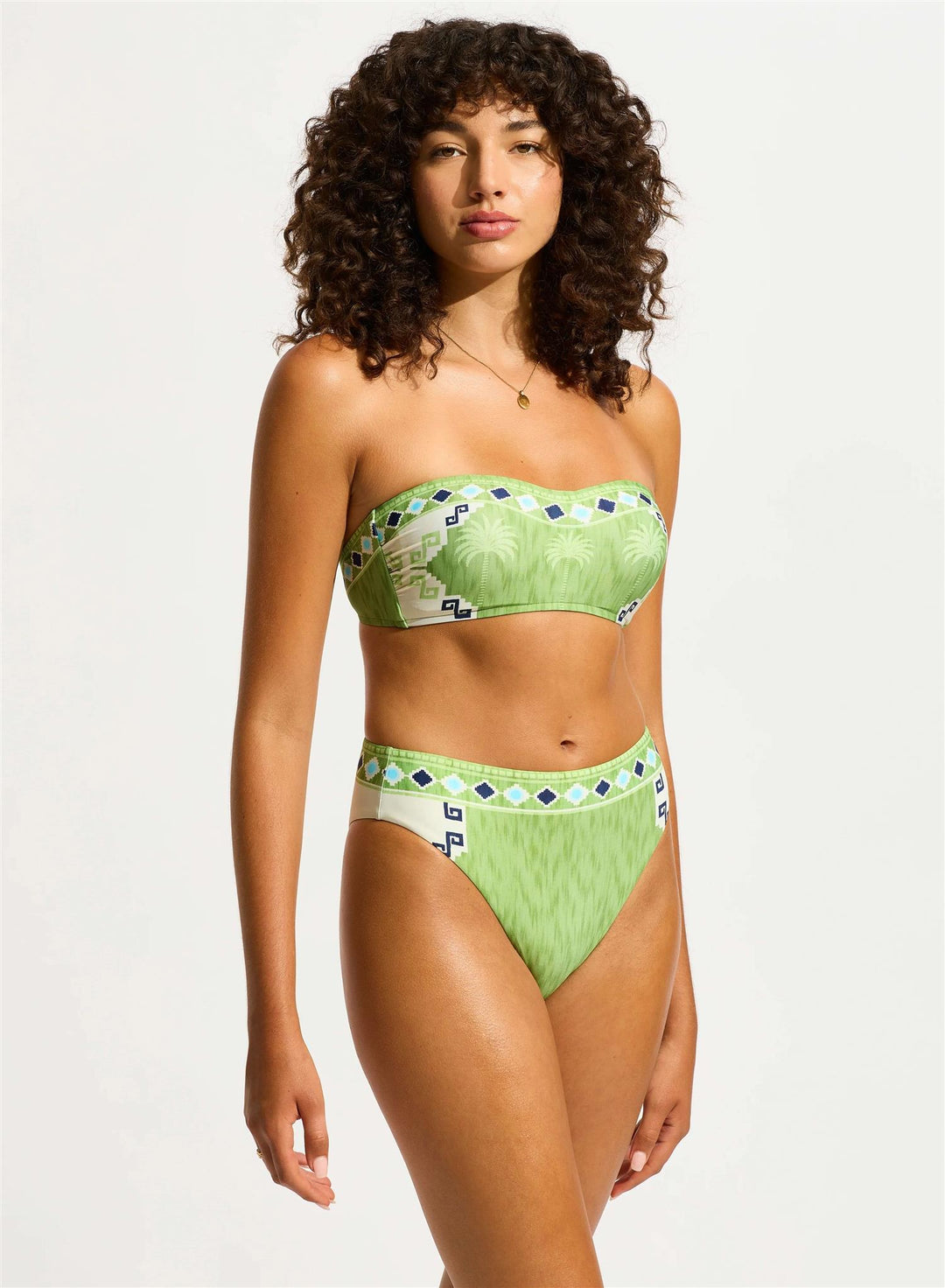 Kasbah High Rise Bikinitruse Sage