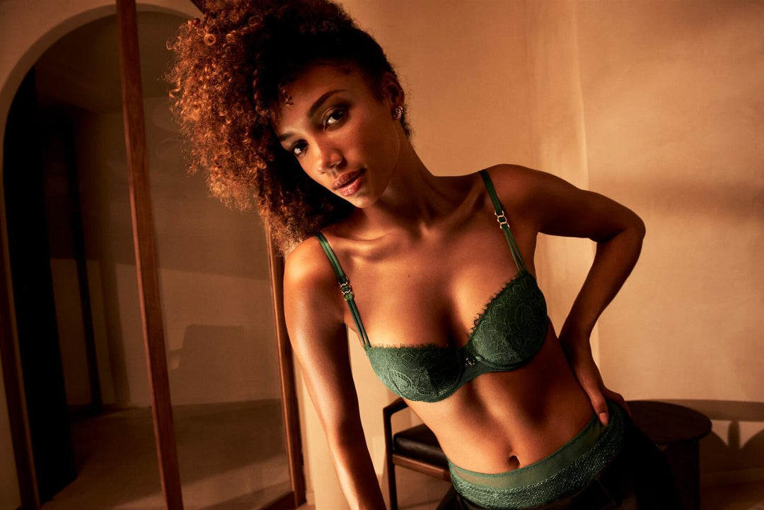 Junoo Balconette Bh Jasper Green