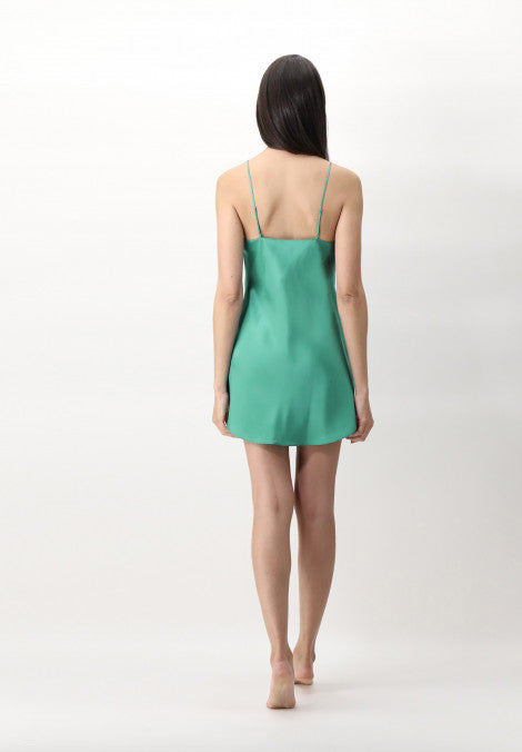 Basic Seduction Kjole Silke Emerald