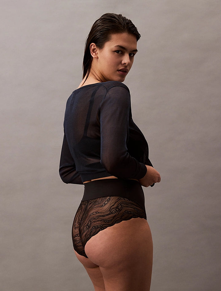 Sensual Stretch Lace Bikinibrief Svart