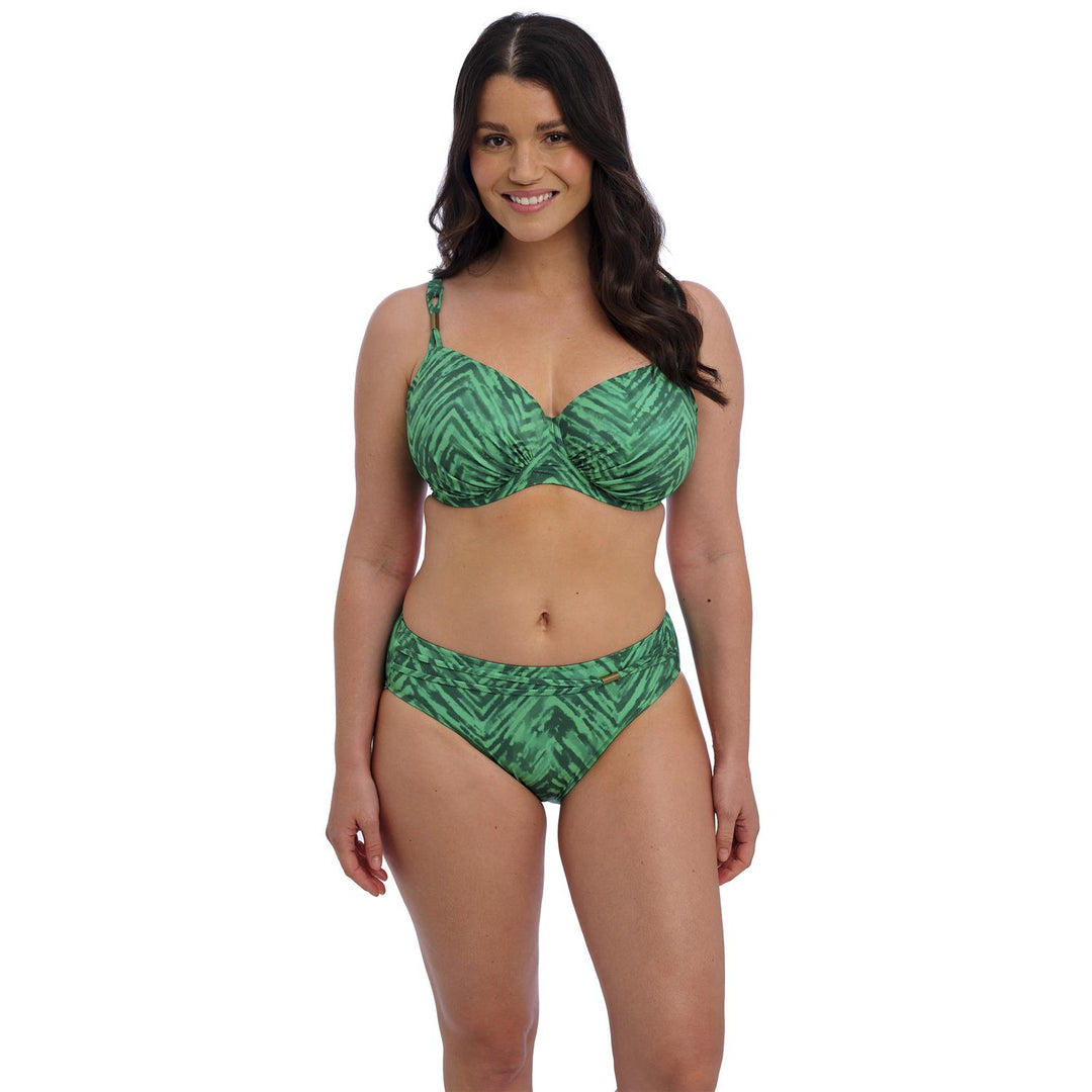 Punta Mita Mid Rise Bikinitruse Emerald