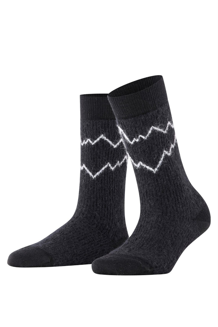 Falke Peak Women Boot Socks i svart