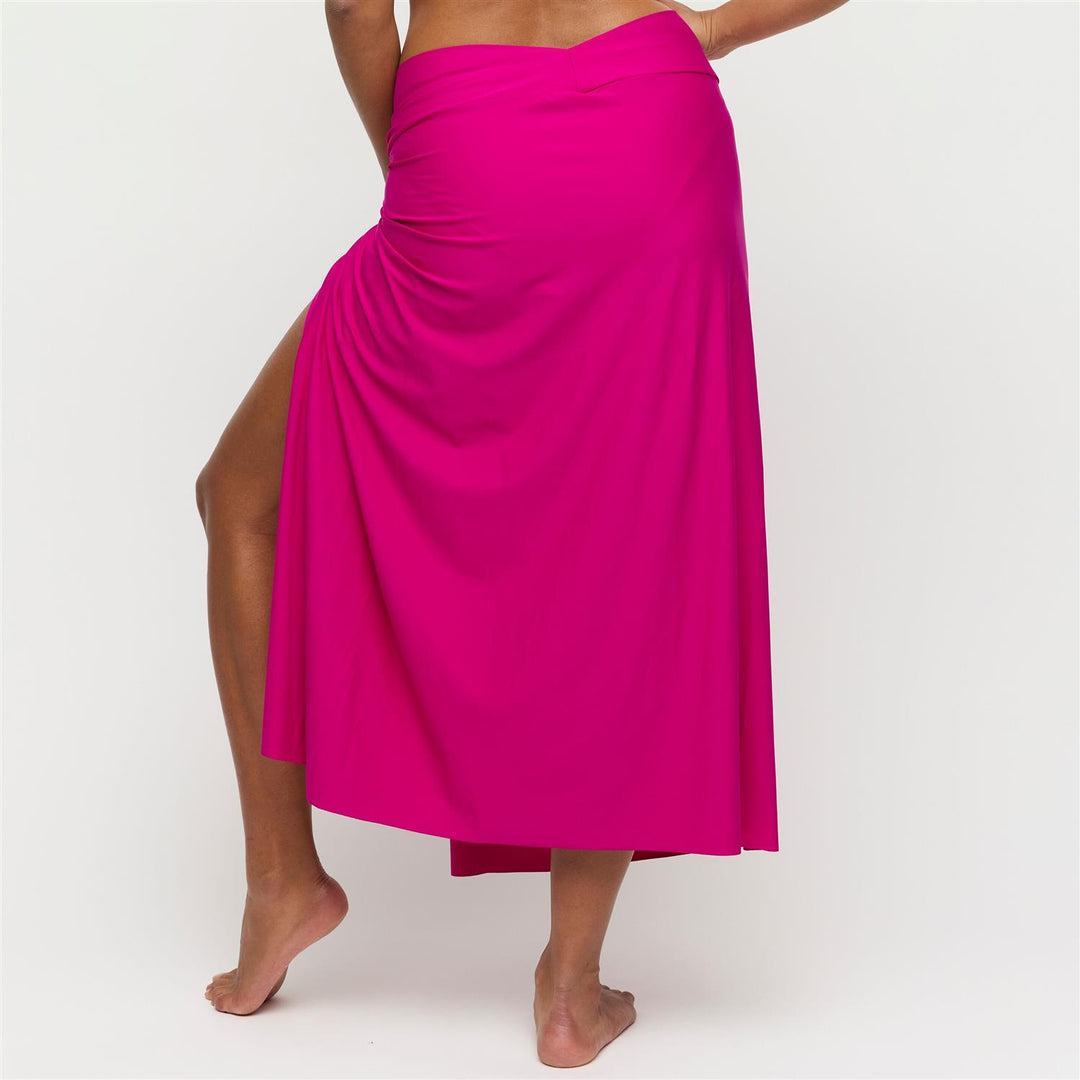 Uvita 2 i 1 Skjørt Kjole Deep Magenta