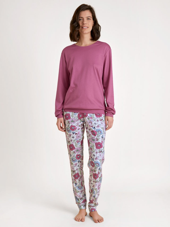 Spring Flower Dreams Pysjamas Red Violet