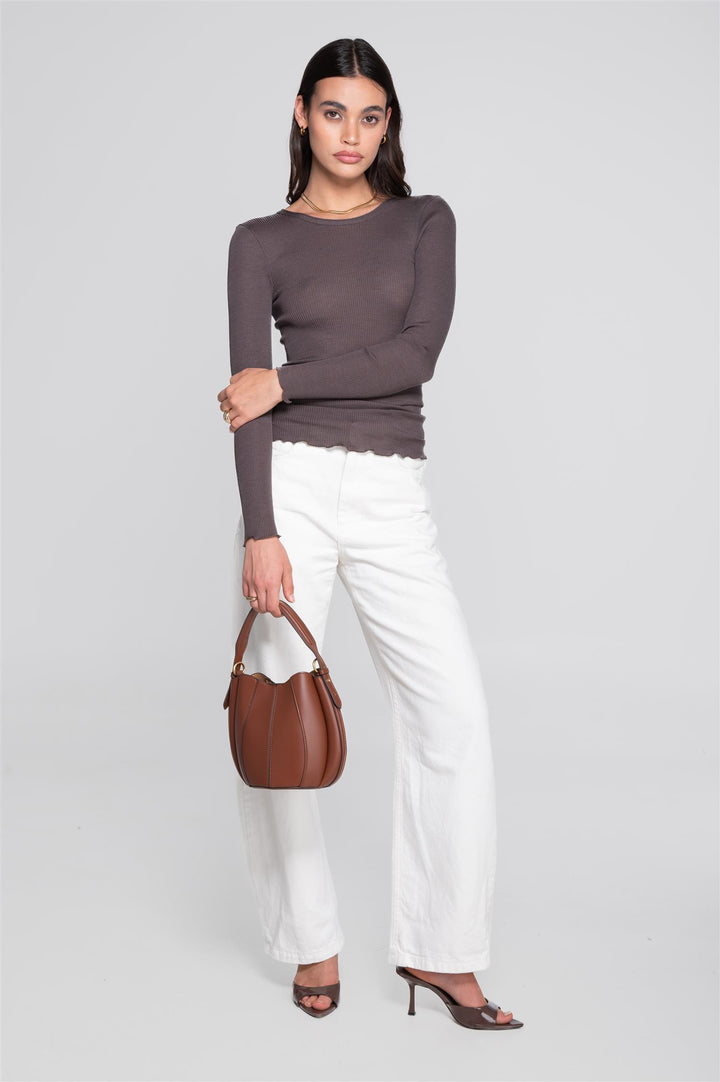 Ull/silke - Genser Taupe