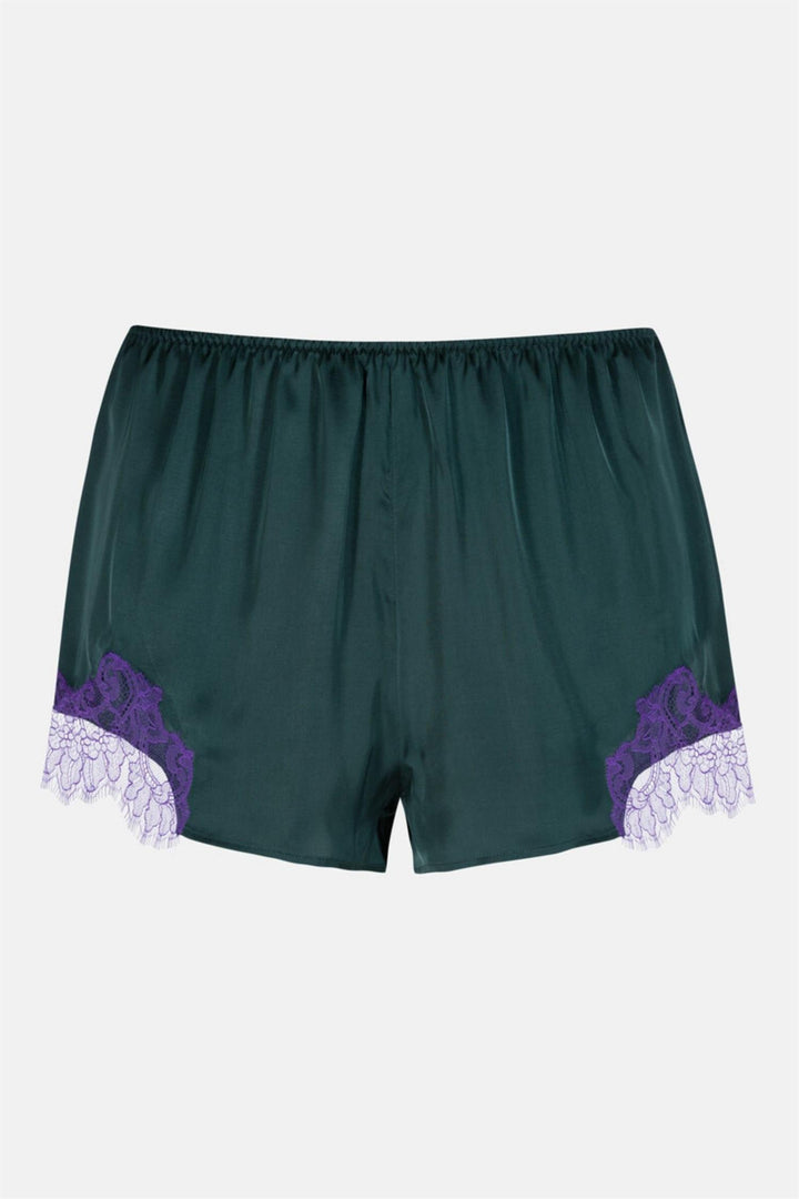 Mey Poetry Luxury nattøysett i Mystic Jade med topp og shorts.