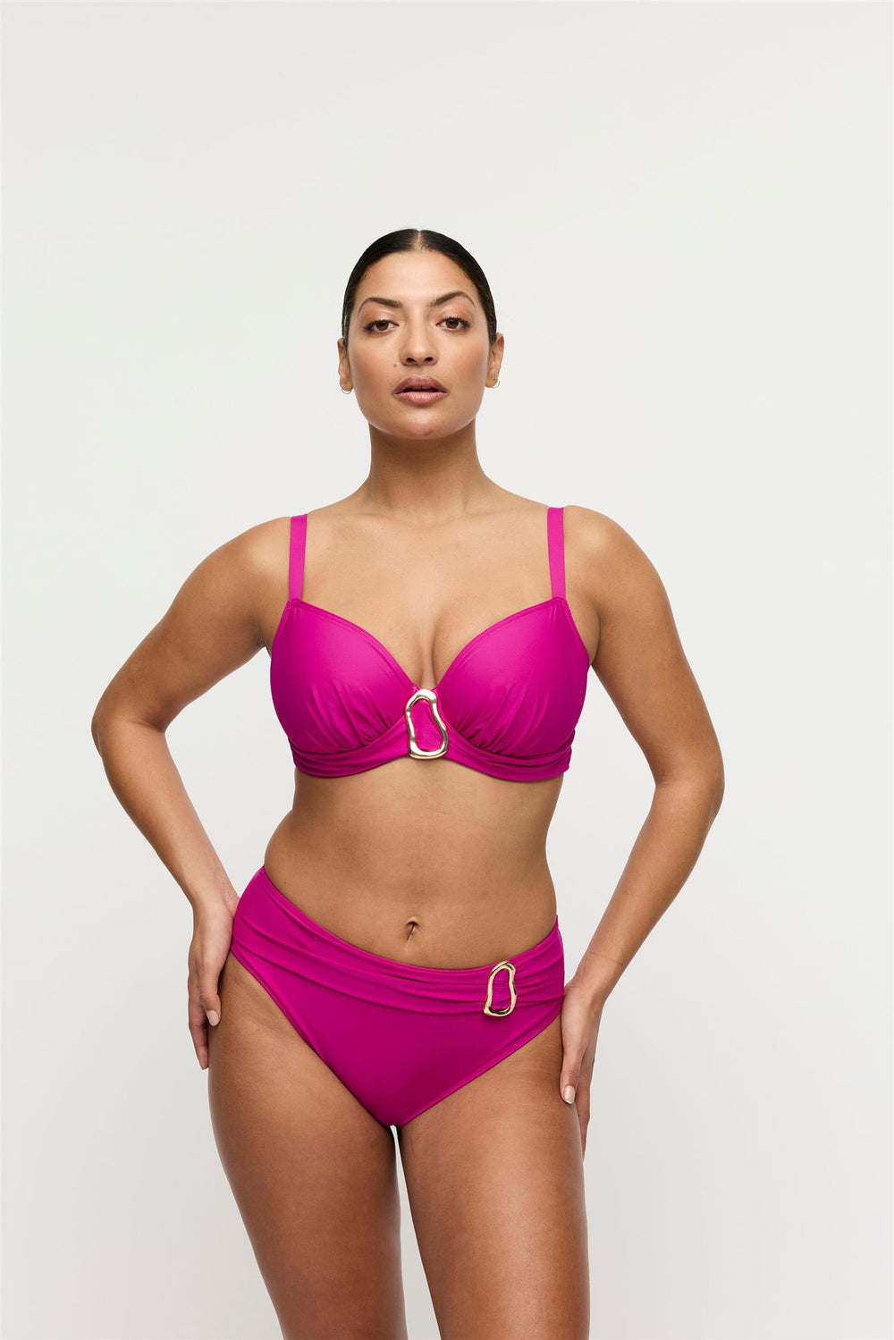 Primadonna Uvita full brief bikinitruse Deep Magenta.