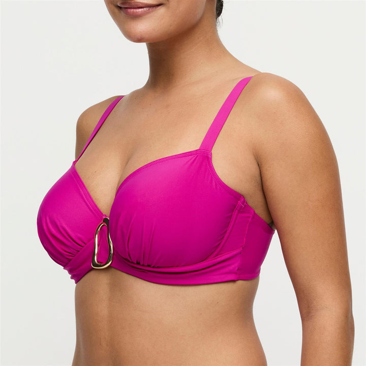 Primadonna Uvita full cup bikinioverdel Deep Magenta.