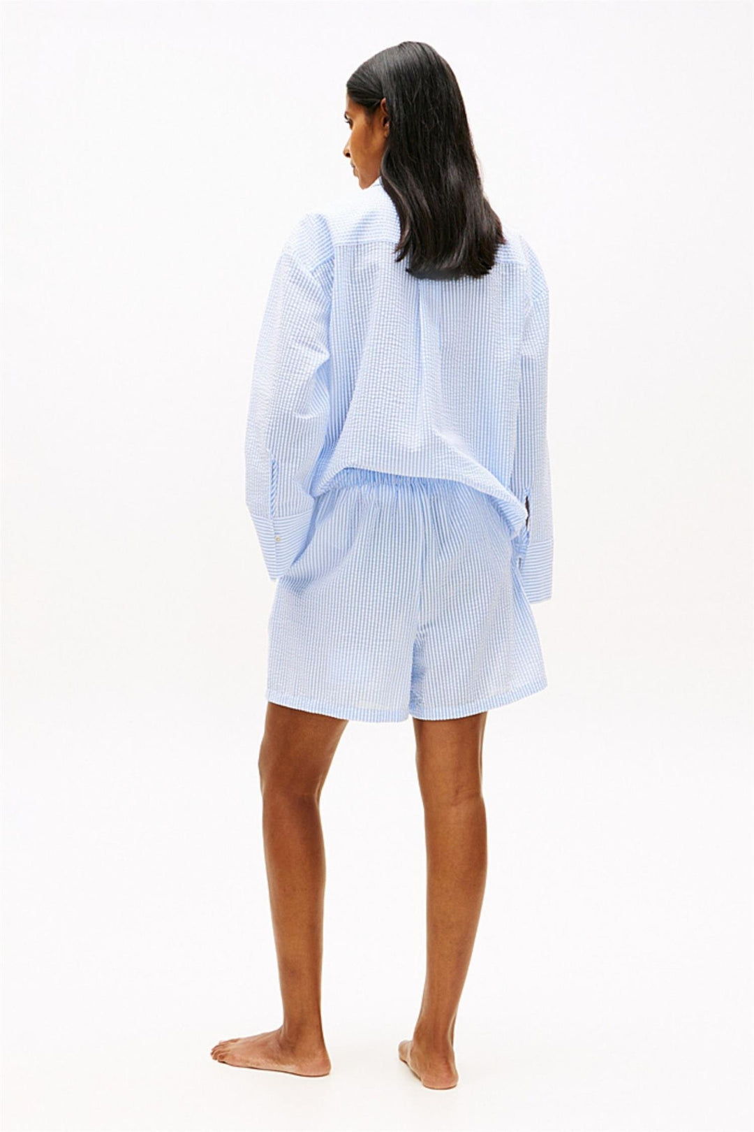 Tommy Hilfiger Ithaca Stripe shorts blå hvit.