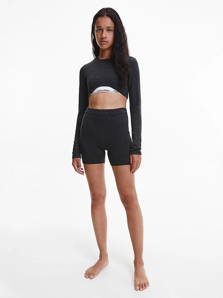 Sweater Lounge Sykkelshorts Ull Charcoal Heather