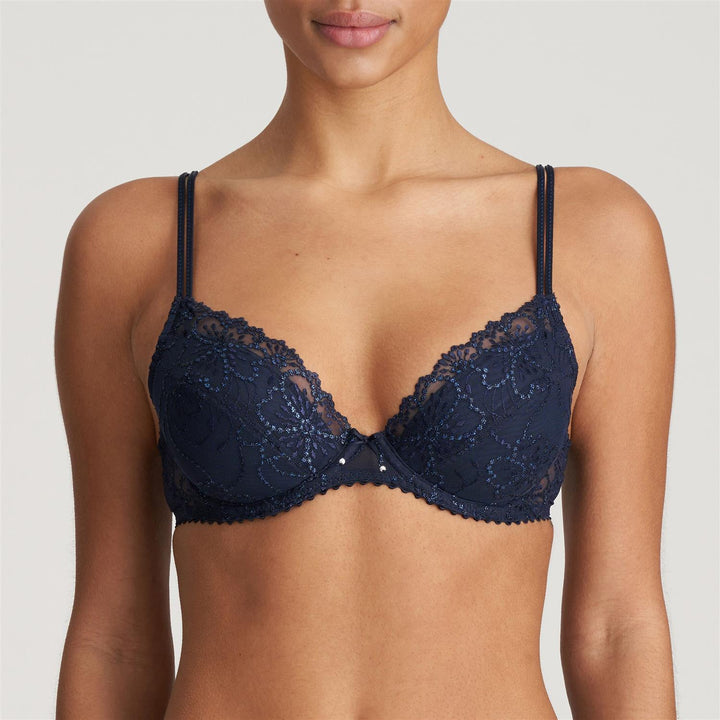 Jane Push-up Bh Velvet Blue