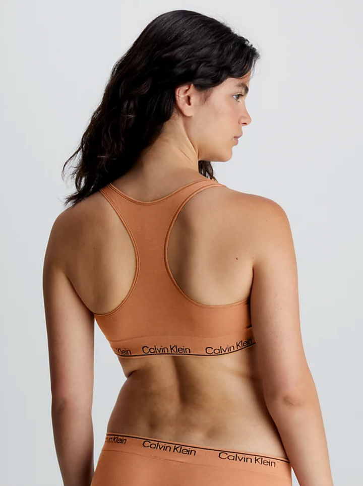 Modern Seamless Racerback Bralette Sandalwood